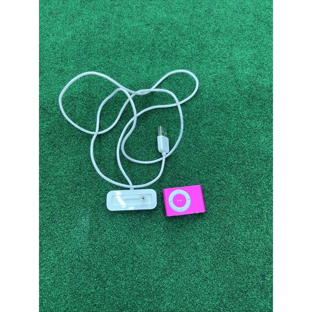 Apple iPod Shuffle 2nd Gen 1GB Pink MP3 Player with Headphone Jack